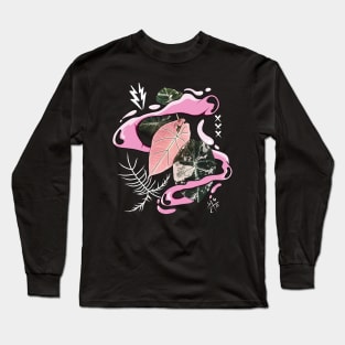 ALOCASIA PINK VARIEGATED Long Sleeve T-Shirt